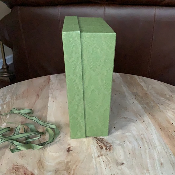 Gucci Accessories Gucci Shoegift Box Wsilk Paper And Ribbon Poshmark